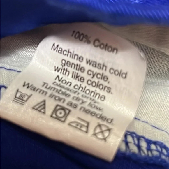 J.Crew ‎ Cobalt blue 100%  Cotton Shorts. Size 00 - Picture 5 of 8